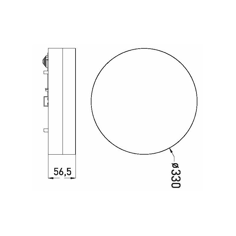 Greenlux LED SMART-R White 30W CCT 3250/4400lm - Dekoratívne svietidlo LED   GXLS315