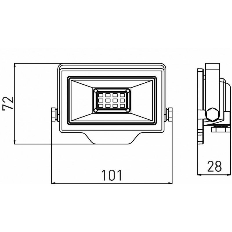 Greenlux DAISY BETA 10W NW 1000/1130lm - Reflektor LED GXDS351