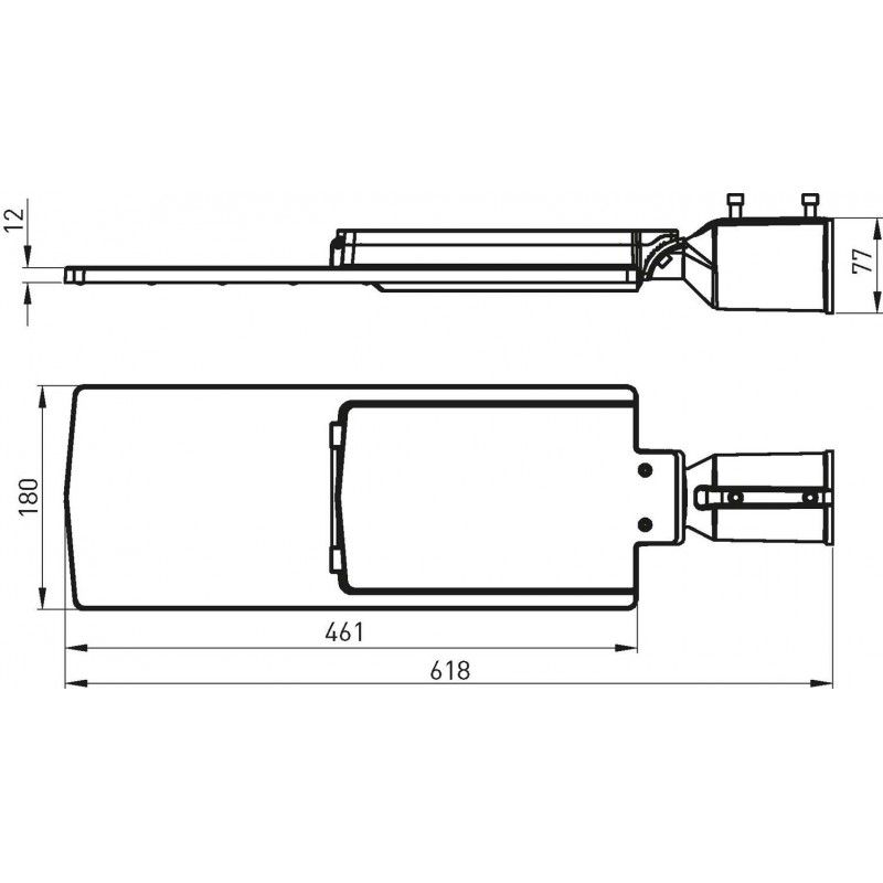 Greenlux BOSTON Premium 100W NW 14000/15850lm - LED pouličné osvetlenie GXSL018