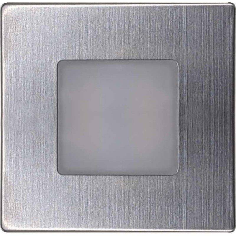 Greenlux DECENTLY IP54 Nickel 1,7W CCT 100/160lm - Múrové vstavané LED svietidlo GXLL454