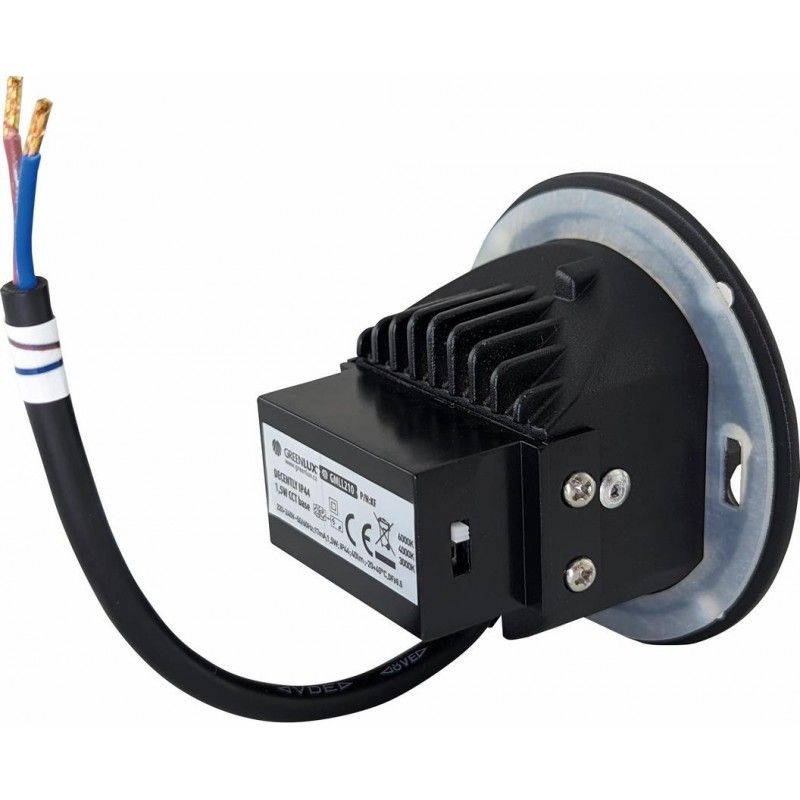 Greenlux DECENTLY IP44 R1 White 1,5W CCT 40/75lm - Múrové vstavané LED svietidlo GXLL261