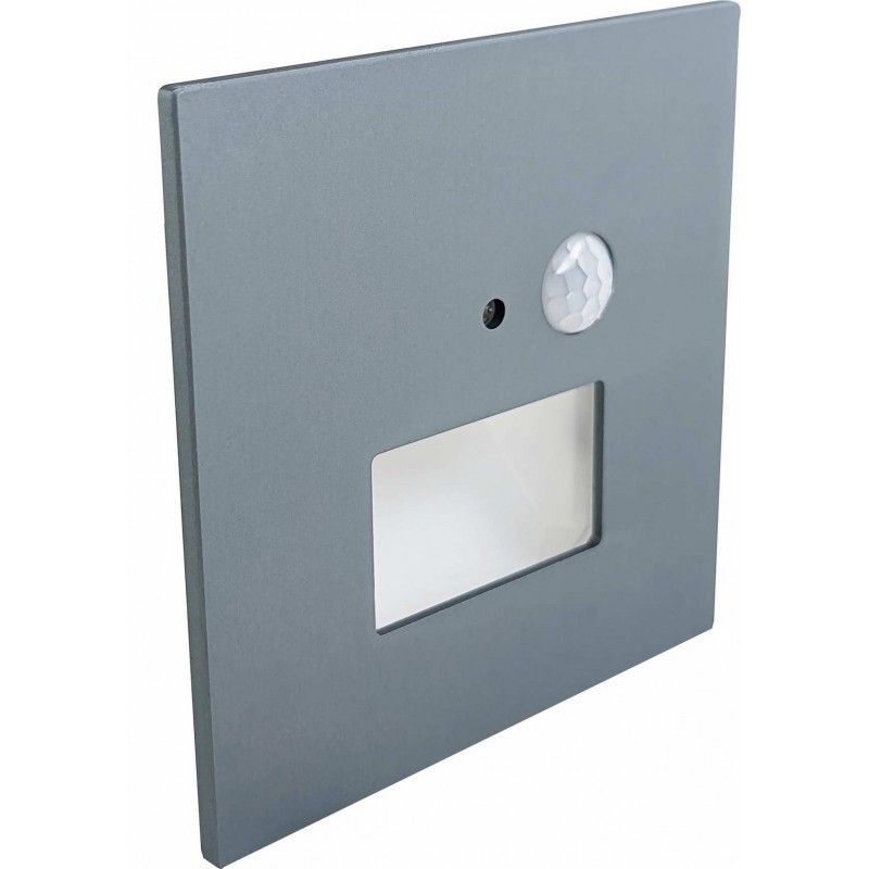 Greenlux JACK PIR Pearl grey 1,5W CCT 75/120lm - Múrové vstavané LED svietidlo s PIR pohybovým senzorom GXLL094