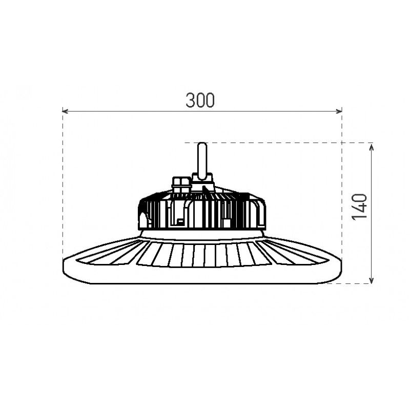 Greenlux GOLEM 150W 90 NW ADJ max.26500/22000lm - Svietidlo LED (HighBay LED) GXHB090